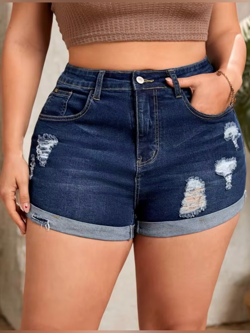 💫 SHEIN💫 16/18 High Stretch Denim Shorts